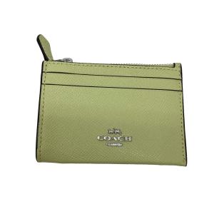 【値下げ】COACH カードケース 88250 ライトグリーン (堅田店)｜kindal