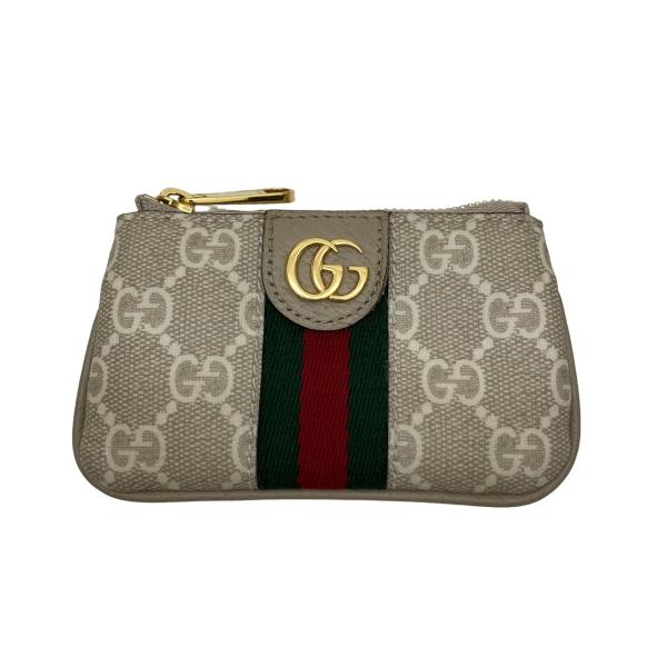 【値下げ】GUCCI オフィディア キーケース 671722 ベージュ (堅田店)