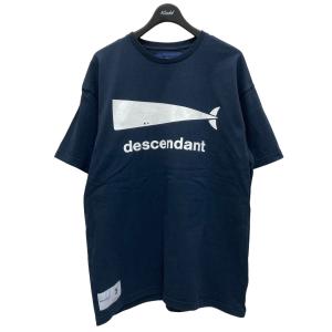 ディセンダント DESCENDANT 23SS CACHALOT SS　Ｔシャツ 231ATDS-STM13S ネイビー サイズ：3｜kindal