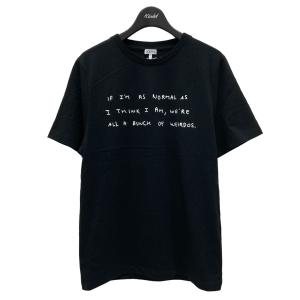 ロエベ LOEWE プリントＴシャツ S359333XCI ブラック サイズ：XS｜kindal