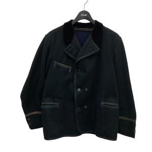 【値下げ】VINTAGE Dutch double-breasted wool jacket  1940s Vintage ブラック (堅田店)｜kindal