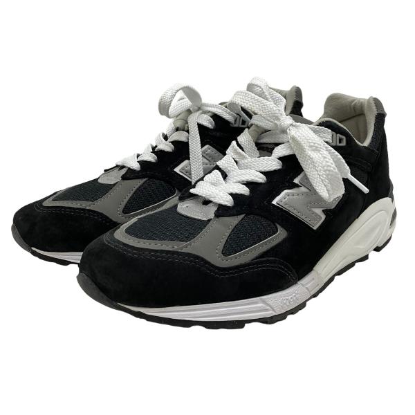 ニューバランス NEW BALANCE M990BL2 スニーカー ブラック サイズ：26