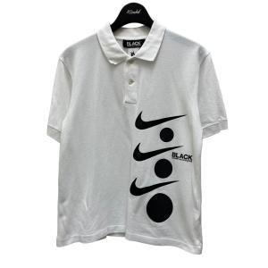 ブラックコムデギャルソン×ナイキ BLACK COMME des GARCONS×NIKE ポロシャツ 1R-T102 ホワイト サイズ：S｜kindal