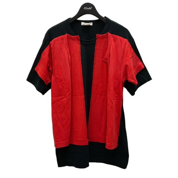 コムデギャルソン COMME des GARCONS フェイクレイヤードTシャツ GR-T011 ブ...