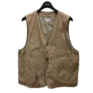 エンジニアードガーメンツ Engineered Garments Upland Vest Animal Print Cotton Flat Twill｜kindal