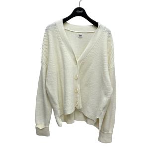 ロンハーマン Ron Herman Cotton V Neck Knit Cardigan 3710800122 23SS アイボリー サイズ：XS｜kindal