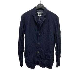 ジュンヤワタナベコムデギャルソン JUNYA WATANABE CDG クラッシュジャケット JA-J023 ネイビー サイズ：S｜kindal