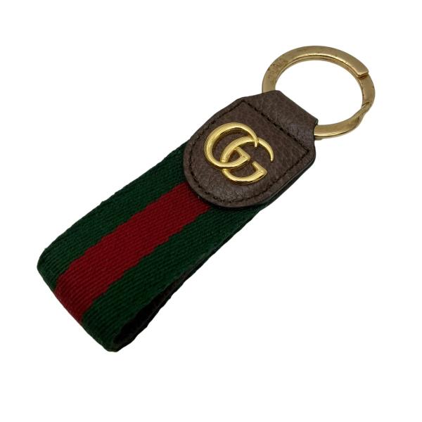 グッチ GUCCI マーモント　シェリーライン キーホルダー 523161-HE2NG OPHIDI...