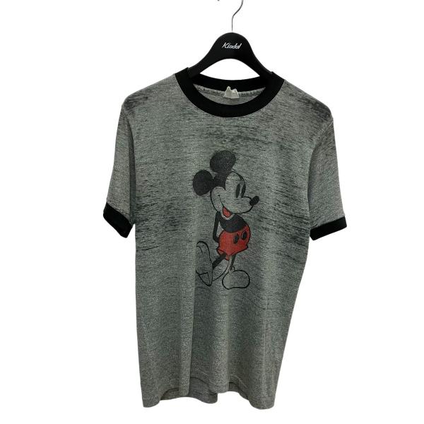 ディズニー Disney 70s Vintage リンガーTシャツ グレー サイズ：不明