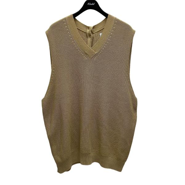 アンデコレーテッド UNDECORATED CODE YARN KNIT VEST ニットベスト U...