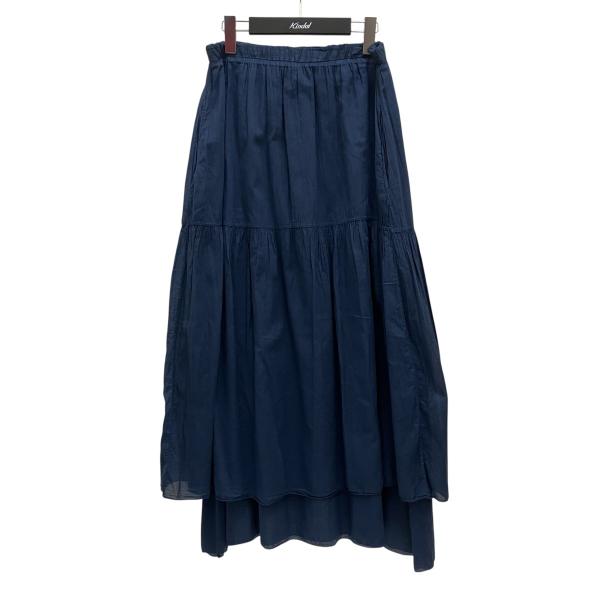 トレバラッビ trebarrabi ロングスカート ネイビー サイズ：M