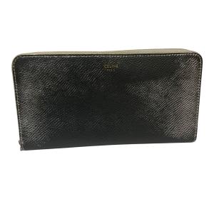 セリーヌ CELINE ラウンドジップウォレット 長財布 グレー