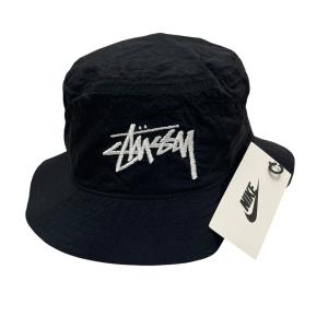 ステューシー×ナイキ stussy×NIKE バケットハット CT8411-010 ブラック サイズ：S/M