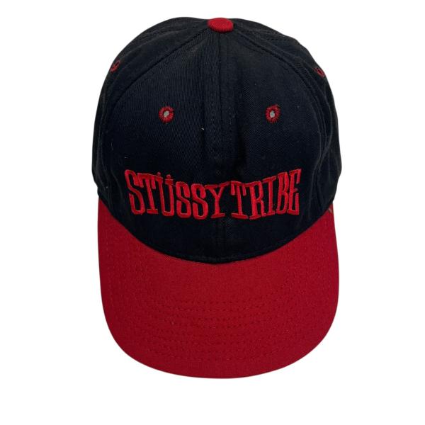ステューシー stussy 80S vintage 白タグ キャップ レッド×ブラック
