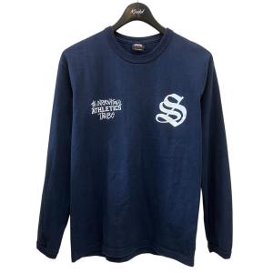 ステューシー stussy 長袖Tシャツ ネイビー サイズ：S