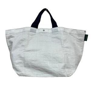 エルベシャプリエ Herve Chapelier トートバッグ ホワイト×ネイビー