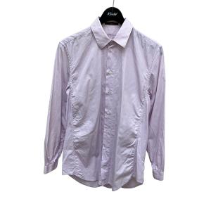 ルイヴィトン LOUIS VUITTON ギャザーシャツ RM091 MOSH52BAH ライトピンク サイズ：XS