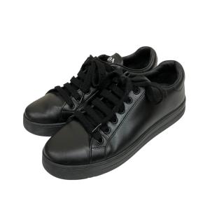 プラダ PRADA ローカットスニーカー 1E282N ブラック サイズ：36.5