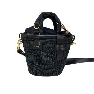 サカイ sacai Hybrid Marche Micro Bag 2WAYショルダーカゴバッグ ブラック