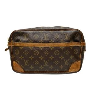 ルイヴィトン LOUIS VUITTON コンピエーニュ28 モノグラム セカンドバッグ M51845 ブラウン