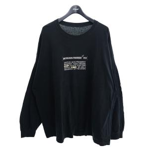 【値下げ】Travis Scott Cactus Jack For Fragment Logo L／S T-shirt ロングスリーブTシャツ ブラック サイズ：XXL (明石店)｜kindal