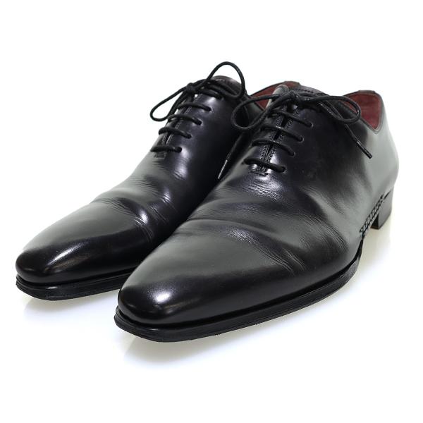 【値下げ】MAGNANNI ホールカットシューズ　15030 ブラック サイズ：39(24．5〜25...