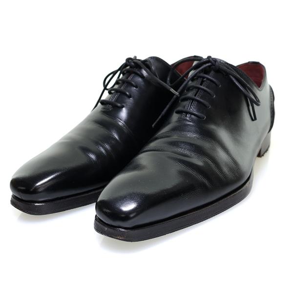 【値下げ】MAGNANNI オパンケ　ホールカットシューズ　16284 ブラック×ブラウン サイズ：...