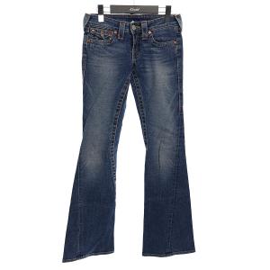 【値下げ】TRUE RELIGION ローライズフレアデニムパンツ インディゴ サイズ：25 (明石店)｜kindal