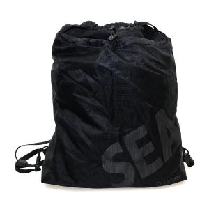 ウィンダンシー WIND AND SEA ×Helinox　23SS　WDS Gym Sack　ジムサック　バックパック ブラック｜kindal