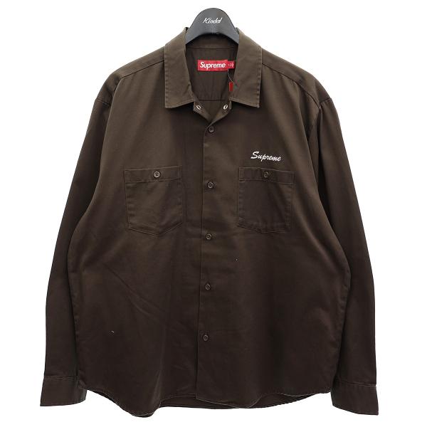 シュプリーム SUPREME 23AW AMERICAN PSYCHO WORK SHIRT  ワー...