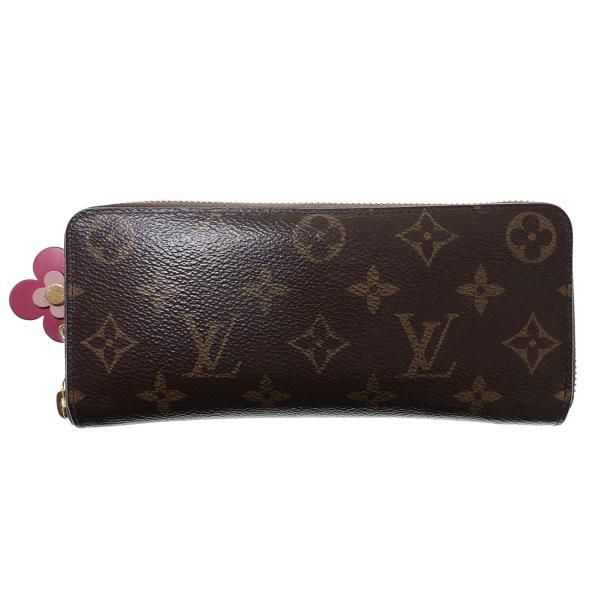 ルイヴィトン LOUIS VUITTON ポルトフォイユ クレマンス モノグラム ラウンドジップ長財...