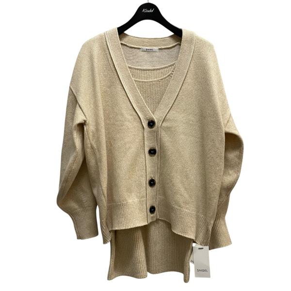 【値下げ】Snidel ミニニットセットワンピース ワンピース SWNo251036 アイボリー サ...