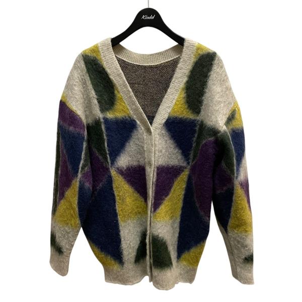 【値下げ】AMERI COLOR BLOCK OVER KNIT CARDIGAN カーディガン 0...
