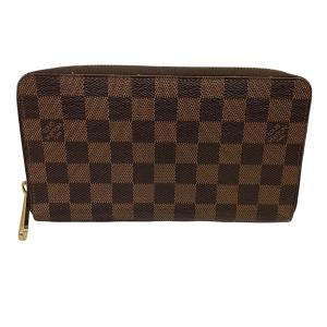 LOUIS VUITTON ダミエ ジッピーオーガナイザー ラウンドファスナー財布 N60003 ブラウン (明石店)