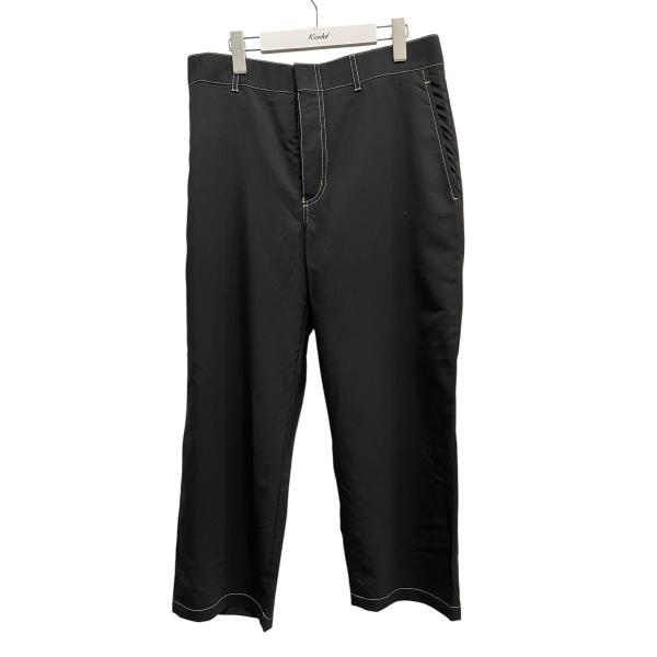 ディオール DIOR 22SS ヘリテージステッチスラックス パンツ 293C140A1800 ブラ...