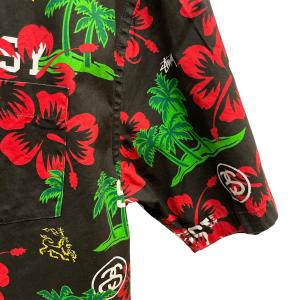 ステューシー stussy 半袖柄シャツ ブラ...の詳細画像3