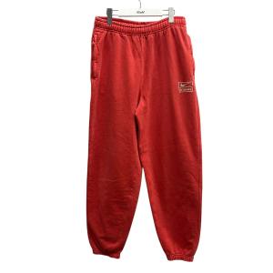 【値下げ】stussy×NIKE スウェットパンツ FJ9157-642 オレンジ サイズ：S (明石店)