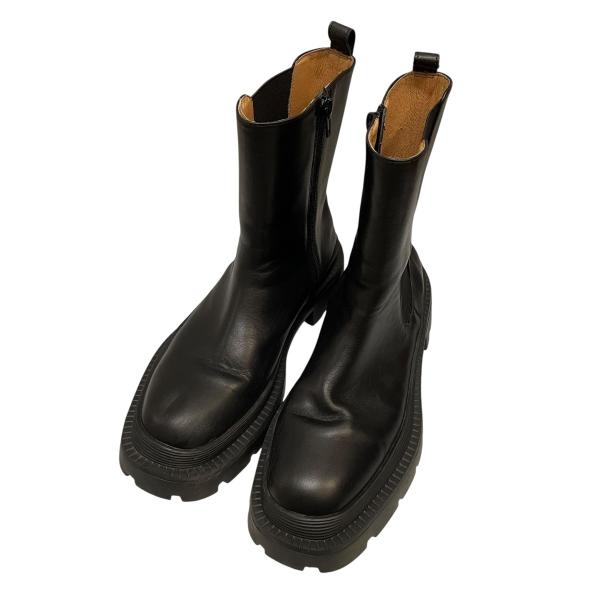 アトリエブルージュ atelier brugge サイドゴアタンクブーツ ブラック サイズ：L