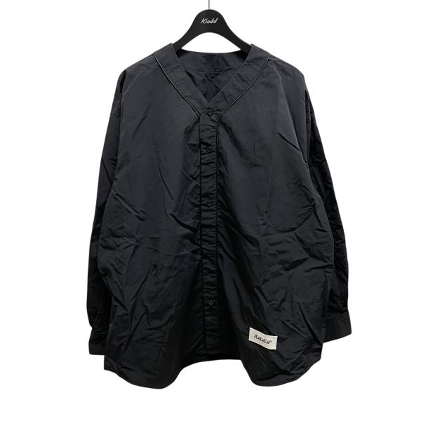 デー dDdDdDd ノーカラーシャツ ブラック サイズ：XL