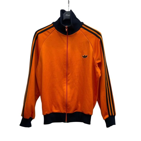 アディダス adidas 80s デサント製 トラックジャケット ADS-4F オレンジ サイズ：4...