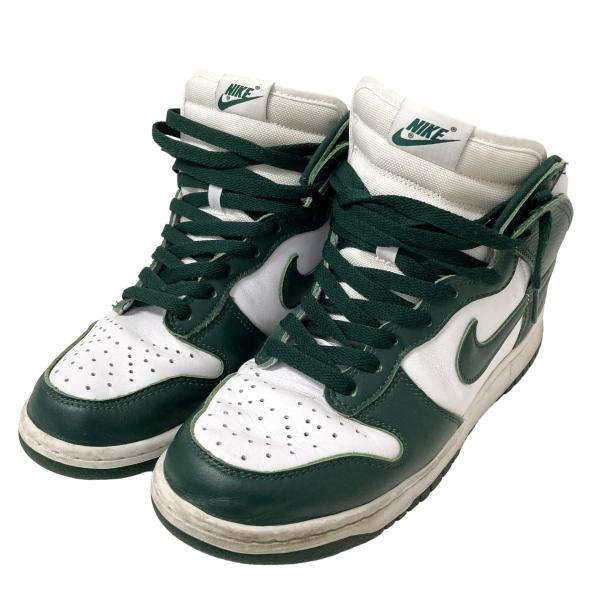 【値下げ】NIKE DUNK HI SP ハイカットスニーカー CZ8149-100 グリーン サイ...