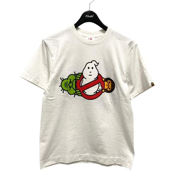 ベイビーマイロ BABY MiLO ×GHOSTBUSTERS プリントTシャツ ホワイト サイズ：...