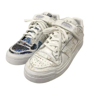 【値下げ】adidas×ATMOS FORUM LOW UNVEIL スニーカー G55615 ホワイト サイズ：27．5ｃｍ (和歌山店)｜kindal