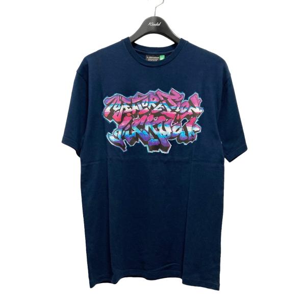 アンダーカバー UNDERCOVER SK務PT期 プリントTシャツ ネイビー サイズ：M