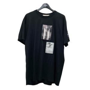 ジバンシィ GIVENCHY プリント半袖Tシャツ 16F 7313 651 ブラック サイズ：M
