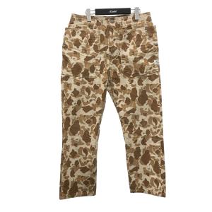 ササフラス SASSAFRAS FALL LAEF PANTS ハンターカモ柄パンツ ベージュ×ブラ...