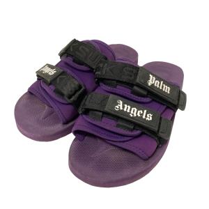 パームエンジェルス×スイコック Palm Angels×suicoke フラットベルトサンダル パープル サイズ：27ｃｍ｜kindal