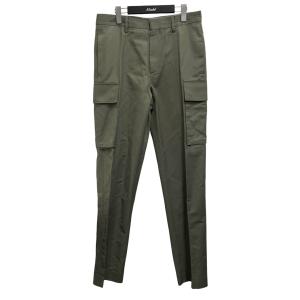 STELLA McCARTNEY コットン×リネンパンツ グリーン サイズ：S (EC)
