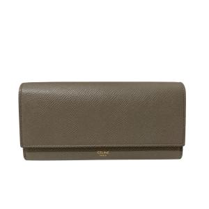 CELINE ラージフラップウォレット 長財布 10B563 ベージュ (和歌山店)