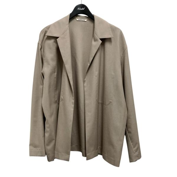 オーラリー AURALEE WOOL SILK TROPICAL SHIRTS JACKET シルク...